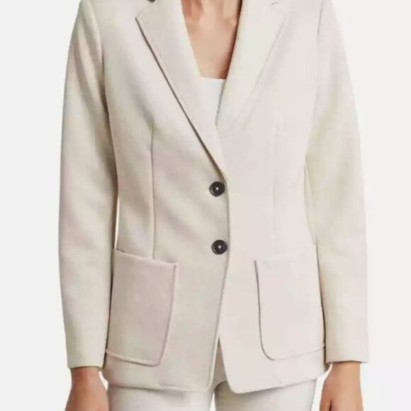 Gorgeous Tahari Jacket in Faux Suede. Meduim. Color Bone. - Picture 3 of 3